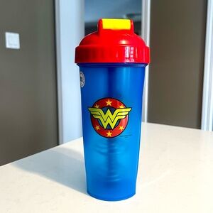 DC Comics Wonder Woman Blue and Red Water Bottle